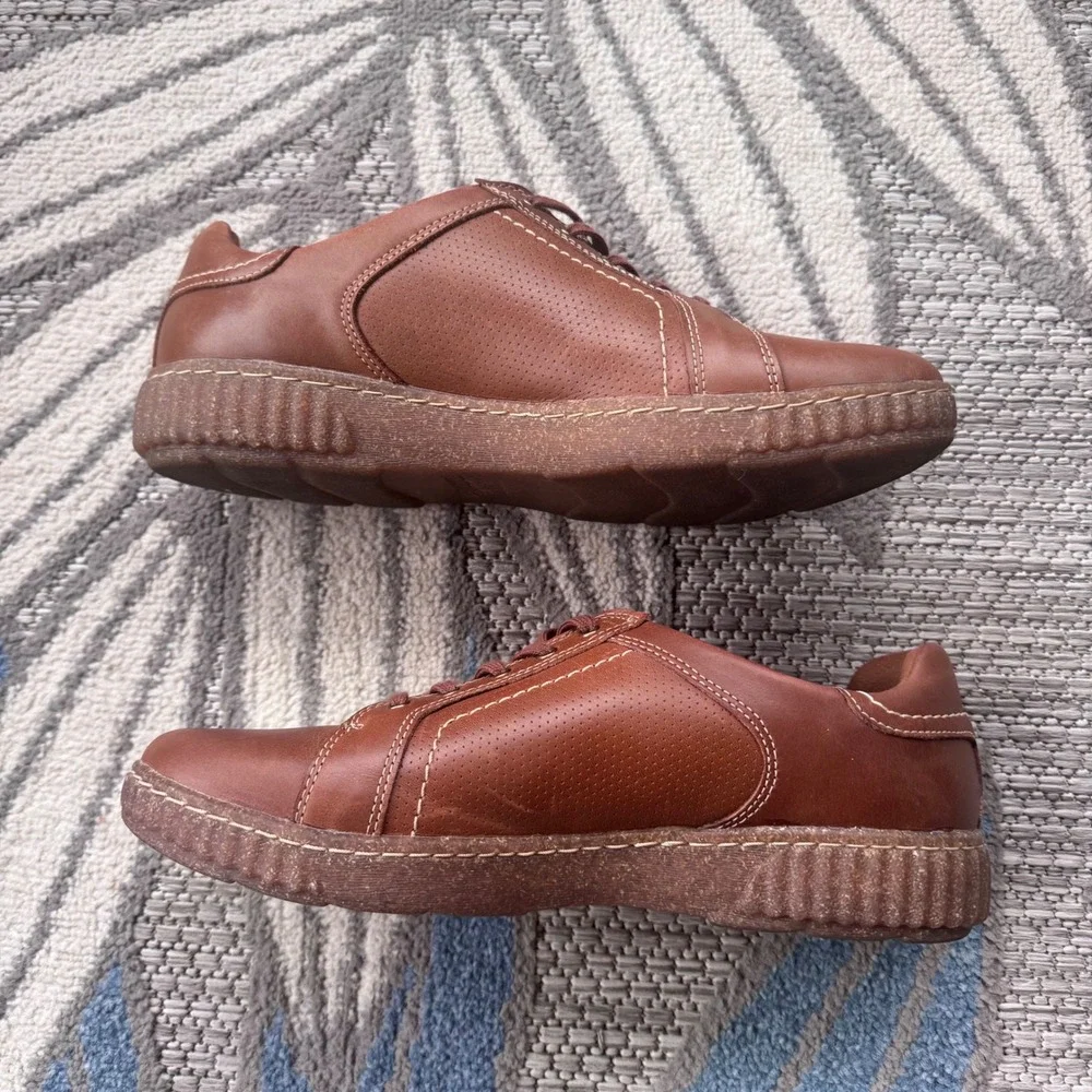 Clarks Women's Caroline Janna Leather Zipper Shoes Size 10W